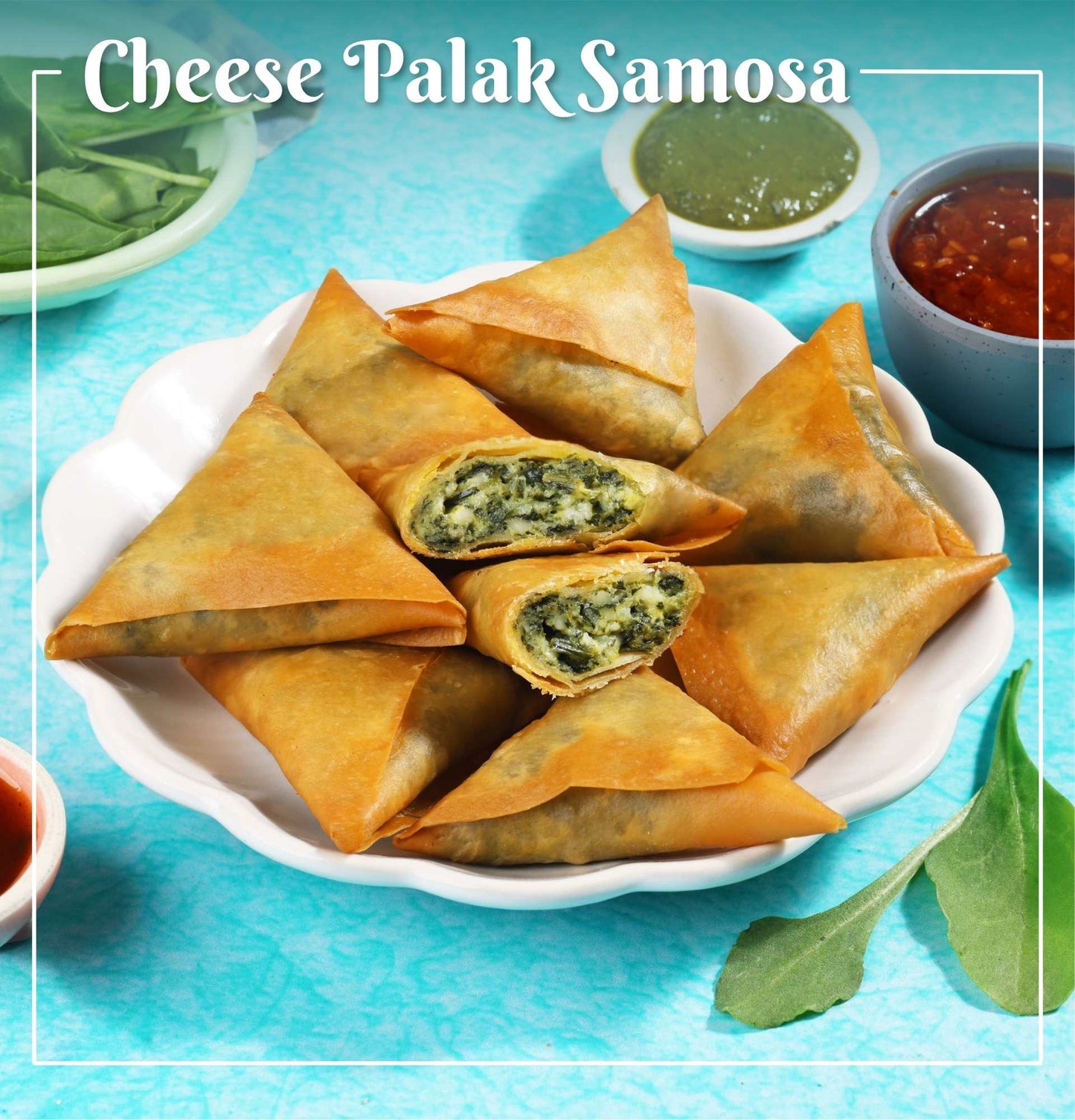 Cheese Palak Samosa 250gms